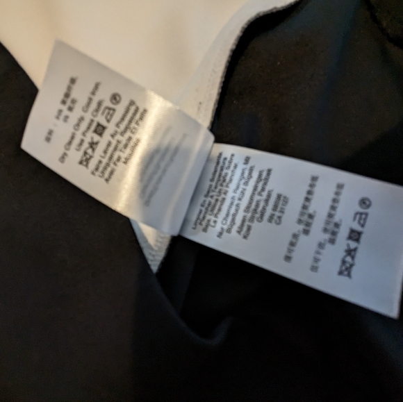 Dkny Sheath Colorblock Asymmetric Drape Dress Size 8 Nwt❤ - Picture 6 of 7